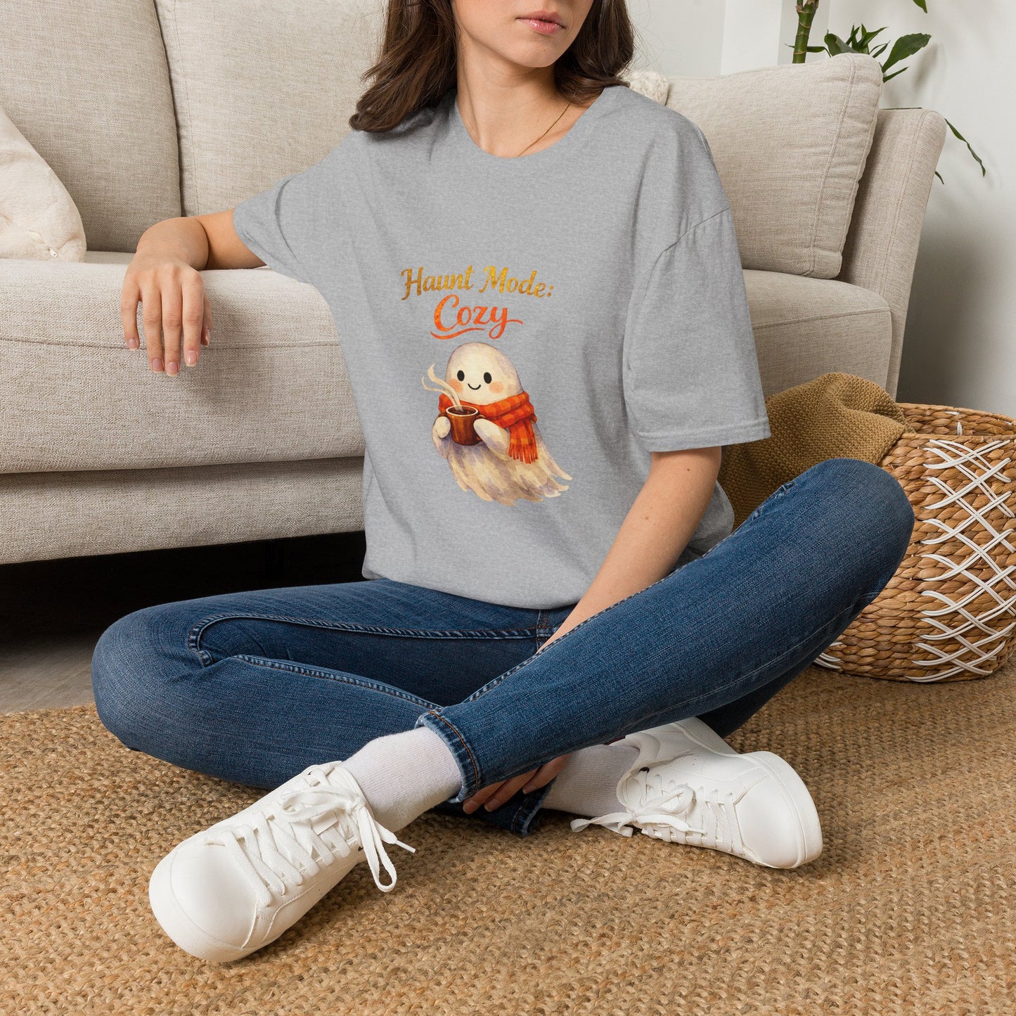 Cozy Ghost 'Haunt Mode: Cozy' T-Shirt