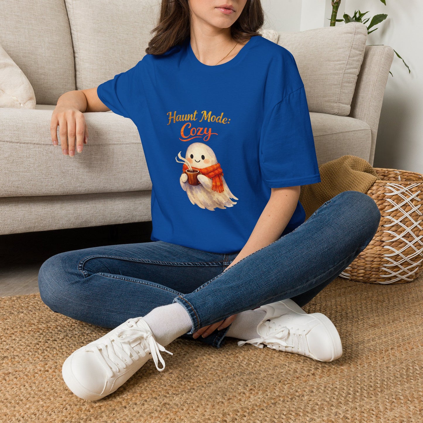 Cozy Ghost 'Haunt Mode: Cozy' T-Shirt