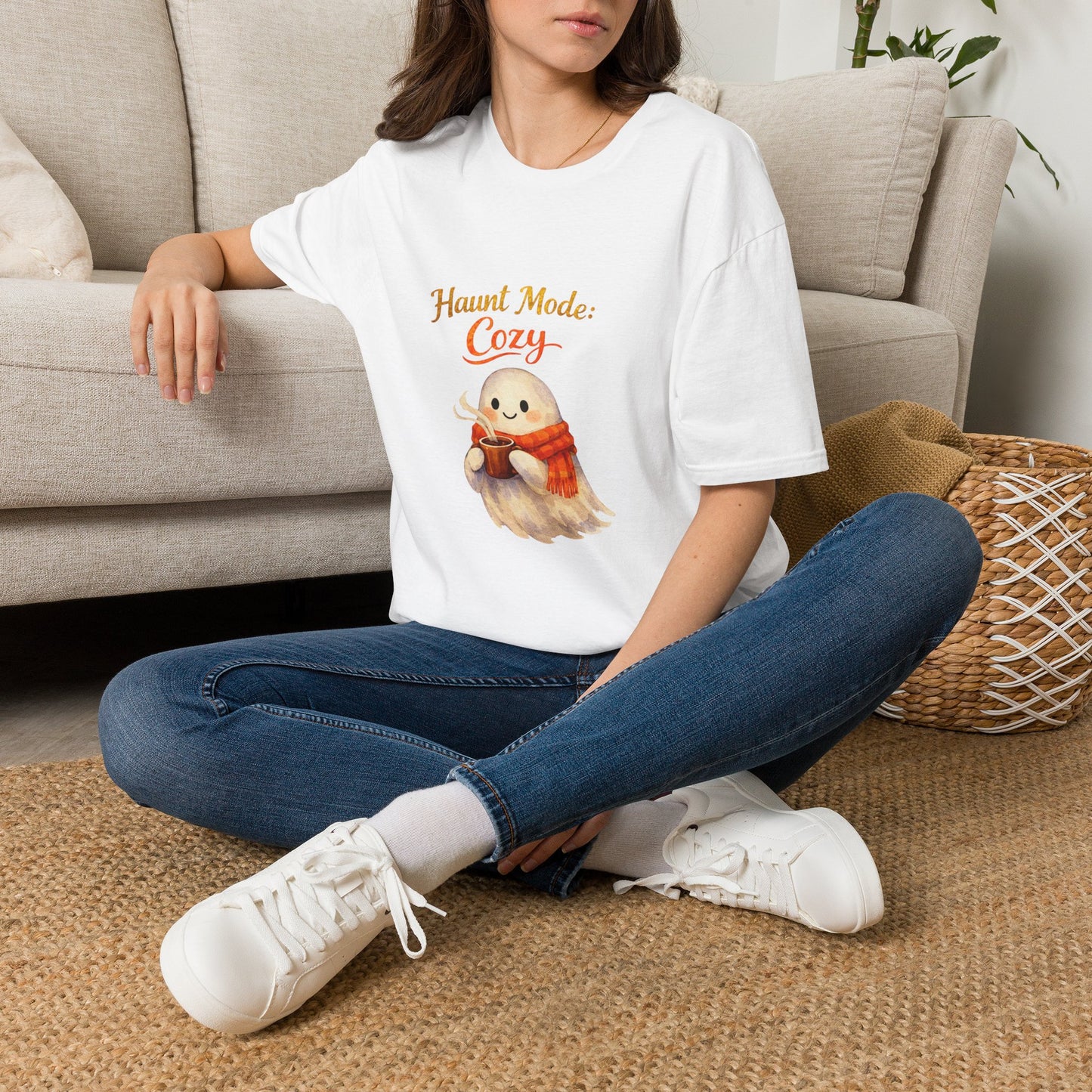 Cozy Ghost 'Haunt Mode: Cozy' T-Shirt