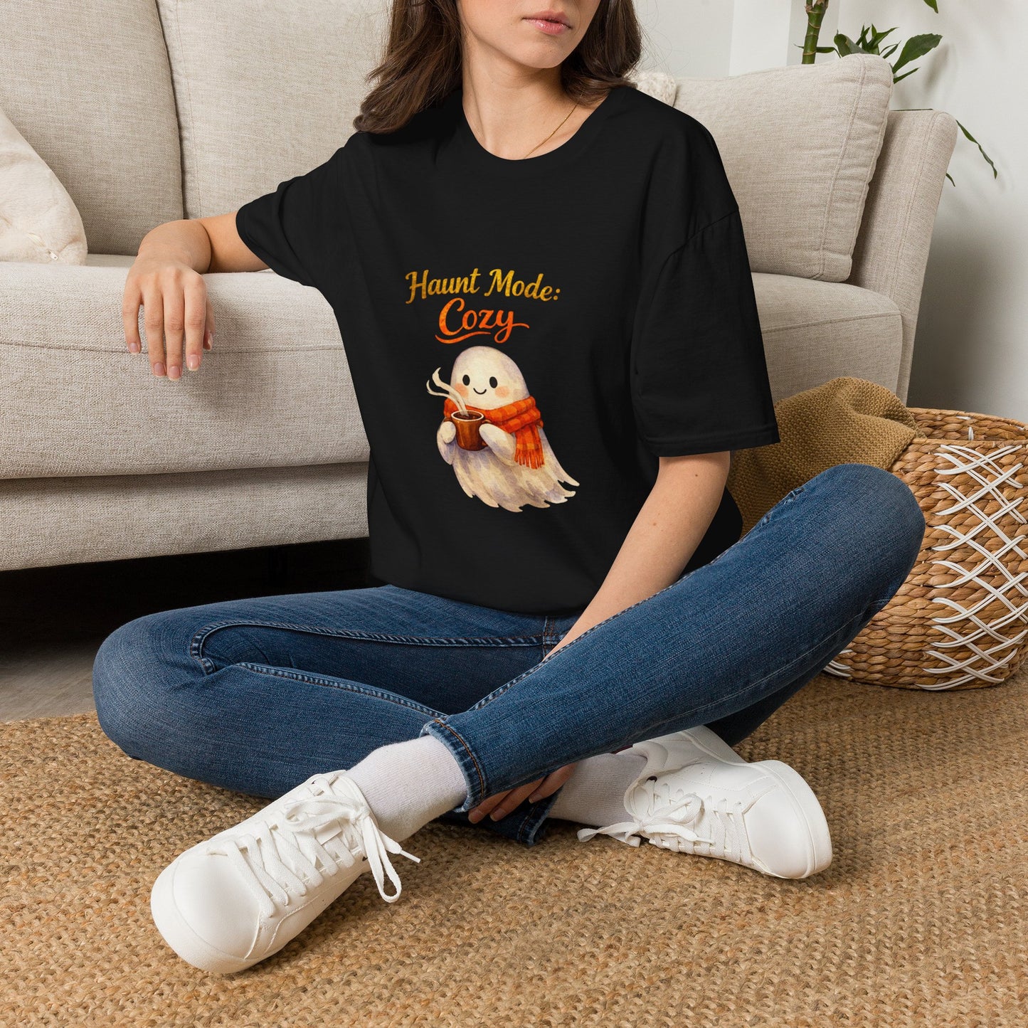 Cozy Ghost 'Haunt Mode: Cozy' T-Shirt